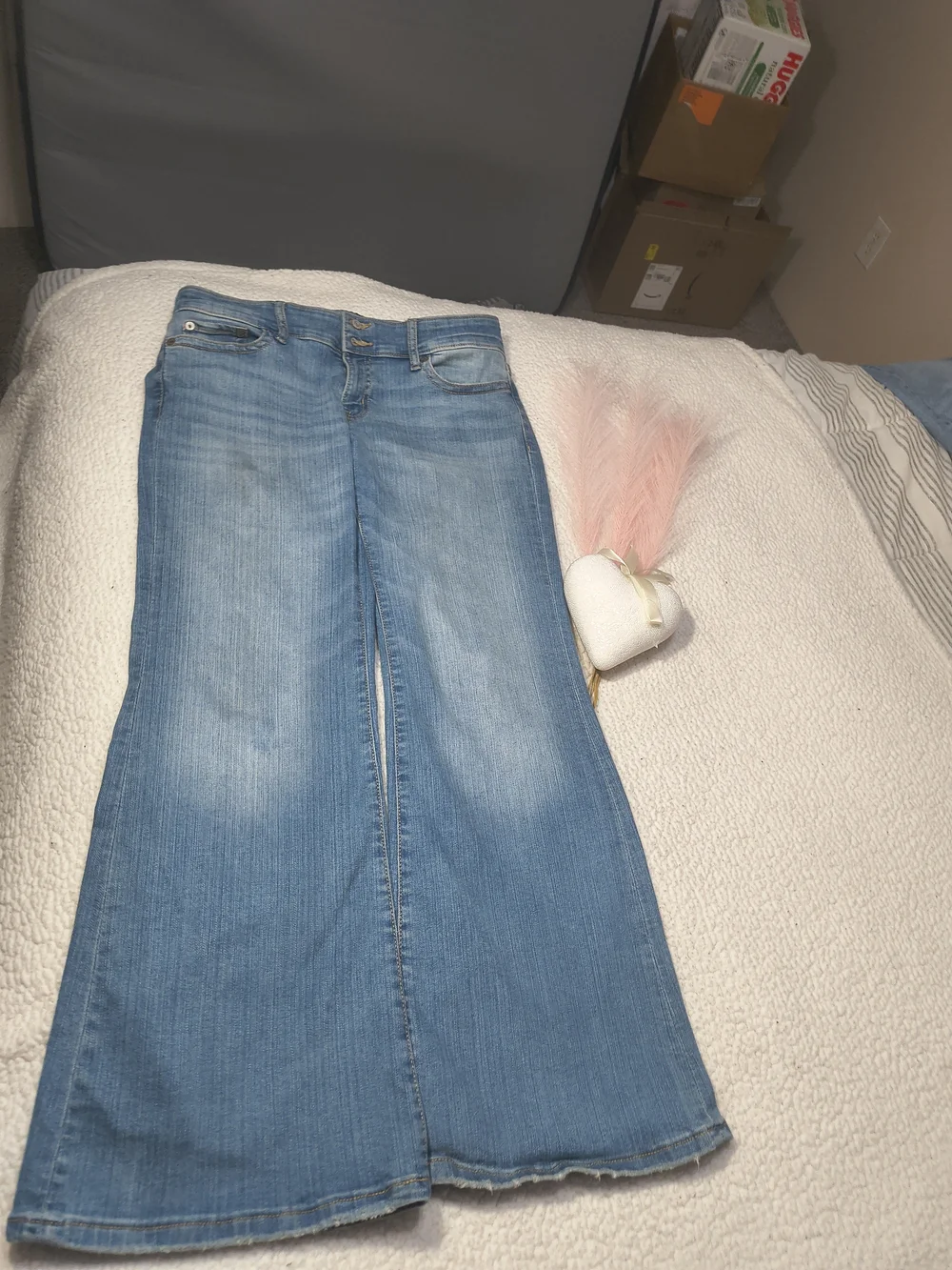 Light Blue Men's Jeans - Classic Straight Fit